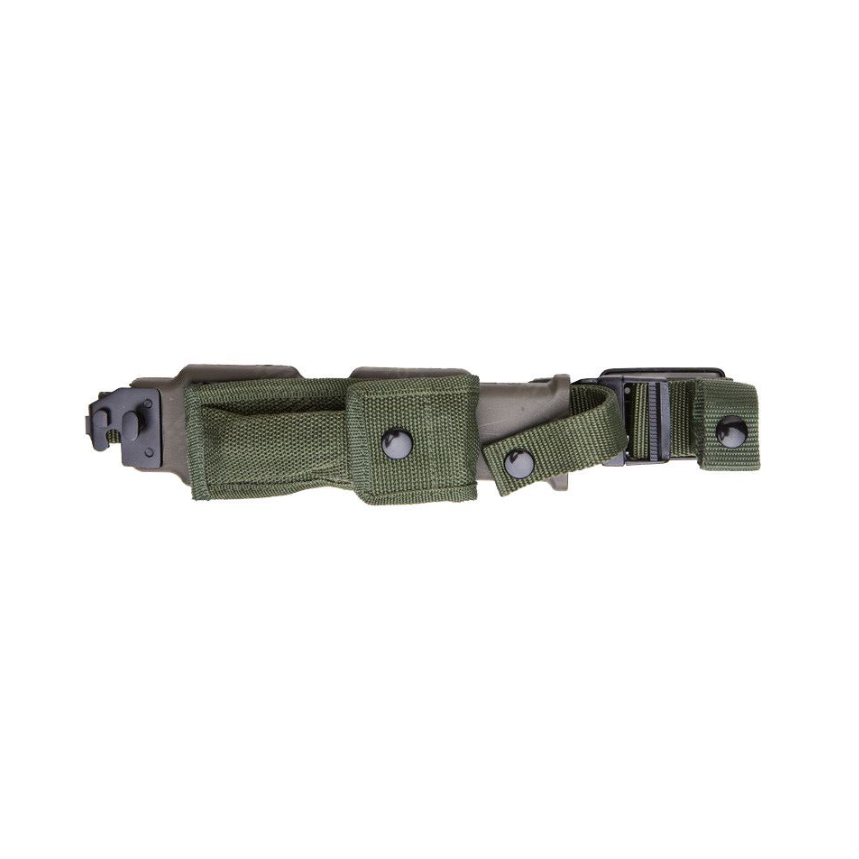 Columbia River Ripple Charcoal Scales Serrated Knife - Image 2