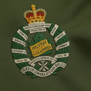 The British Columbia Regiment Duke of Connaught’s Own crest